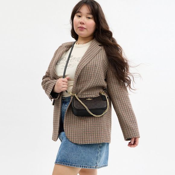 NWT Coach Outlet Teri Mini Crossbody Bag In Signature Canvas - Picture 5 of 7